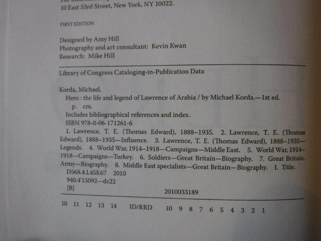 Hero: The Life and Legend of Lawrence of Arabia used book depot