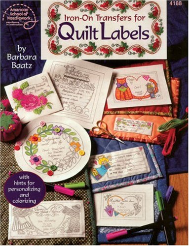 IronOn Transfers for Quilt Labels DRG Publishing