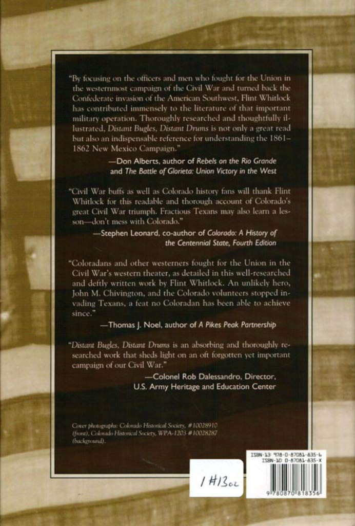 Distant Bugles, Distant Drums: The Union Response to the Confederate Invasion of New Mexico used book depot