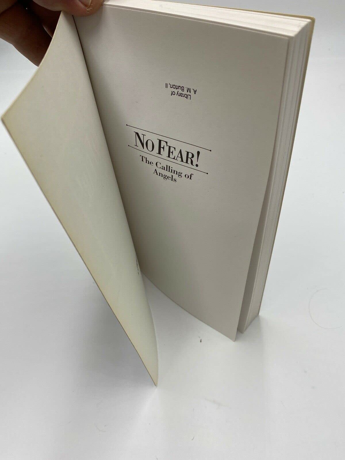 No fear!: The calling of angels (A faithfocus book) used book depot