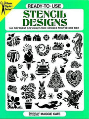 Ready-to-Use Stencil Designs (Clip Art Series) used book depot