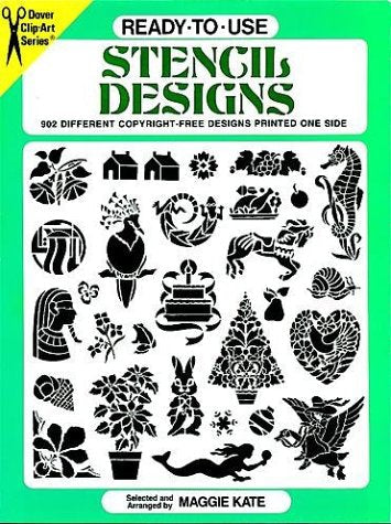 Ready-to-Use Stencil Designs (Clip Art Series) used book depot