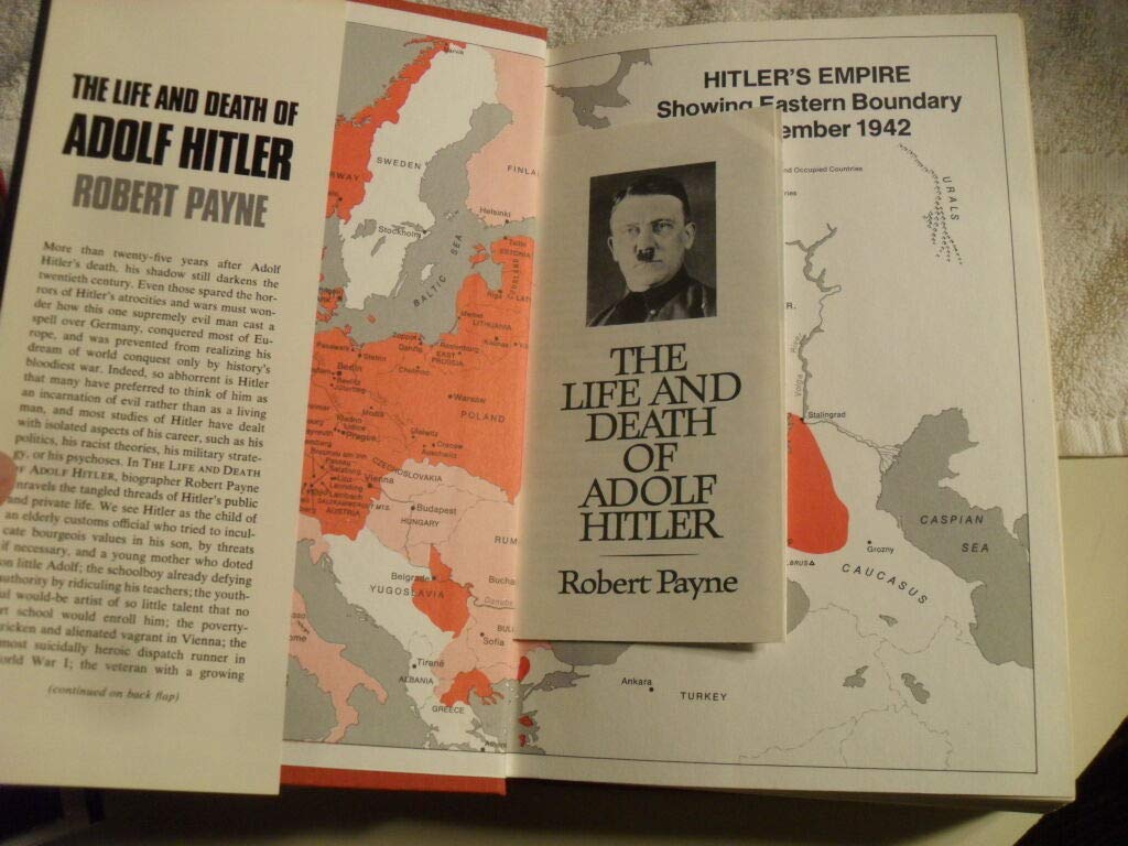 The Life and Death of Adolf Hitler by Robert Payne Praeger 1973 Rare Book DC