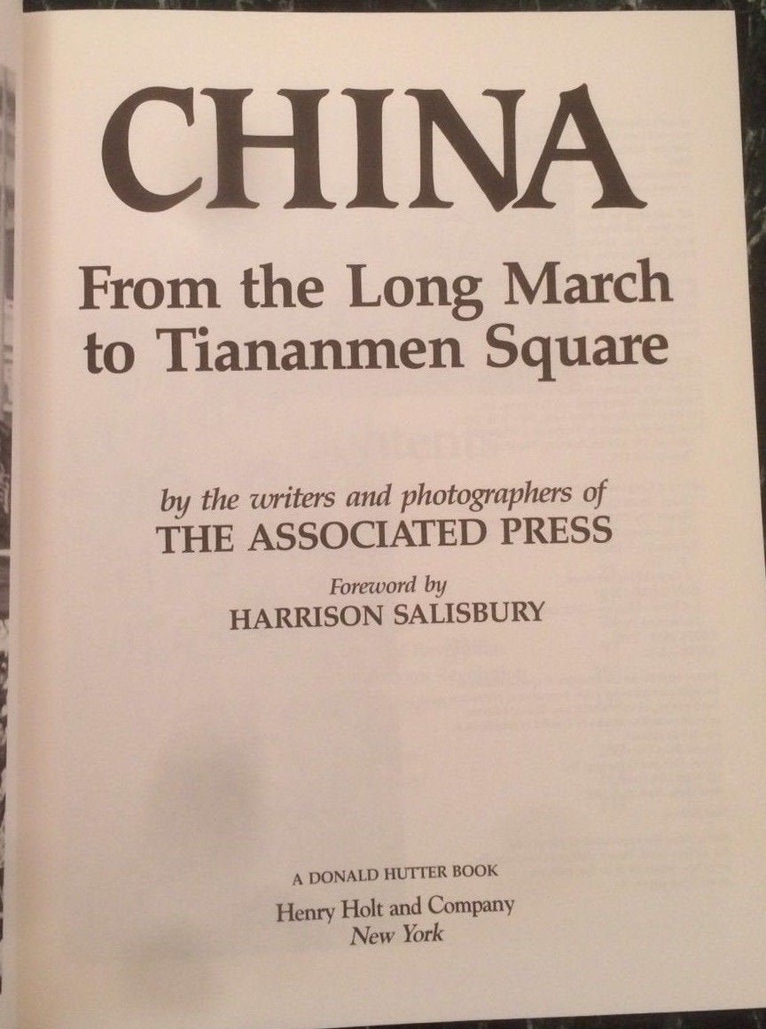 China: From the Long March to Tiananmen Square used book depot