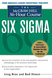 Six Sigma : The Mcgraw-Hill 36 Hour Course used book depot