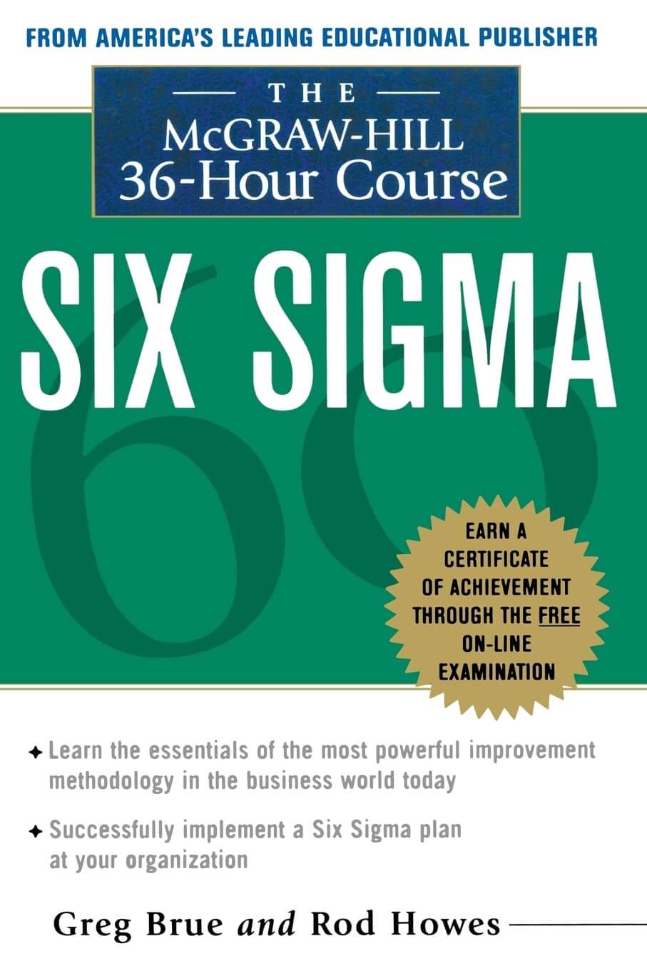 Six Sigma : The Mcgraw-Hill 36 Hour Course used book depot