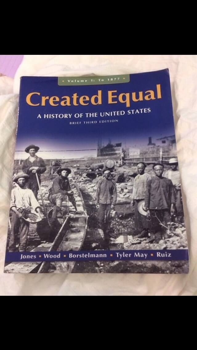 Created Equal: A History of the United States: to 1877 used book depot