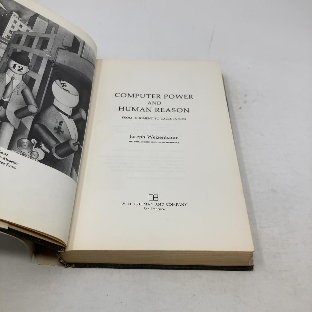 Computer Power and Human Reason: From Judgment to Calculation used book depot