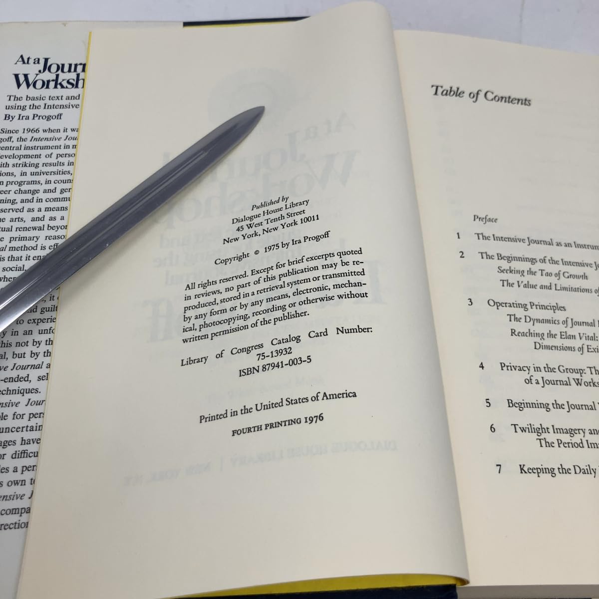 At a Journal Workshop