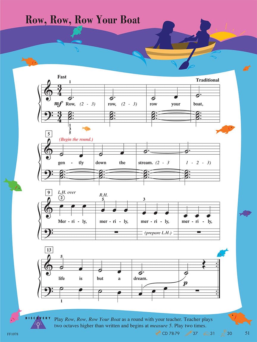Piano Adventures Level 1 Lesson Book – 2nd Edition