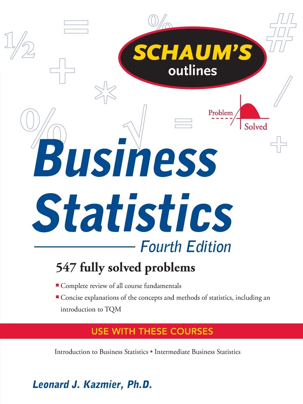 Schaum's Outline of Business Statistics, Fourth Edition used book depot