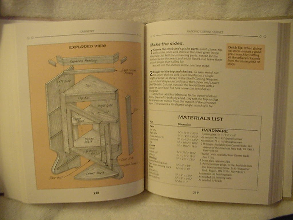 Cabinetry: The Woodworkers Guide to Building Professional Looking Cabinets and Shelves used book depot