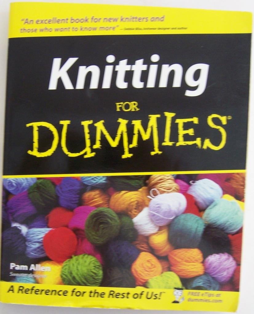 Knitting for Dummies used book depot