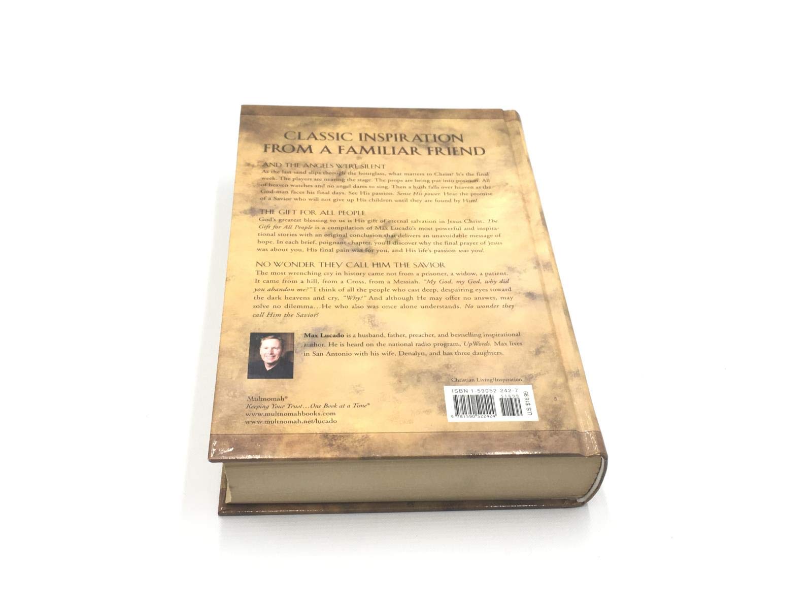 Max Lucado: CBA Edition - 3-in-1 Compilation - And the Angels Were Silent, No Wo nder They Call Him Savior, The Gift for All People: Reflections on the Savior used book depot