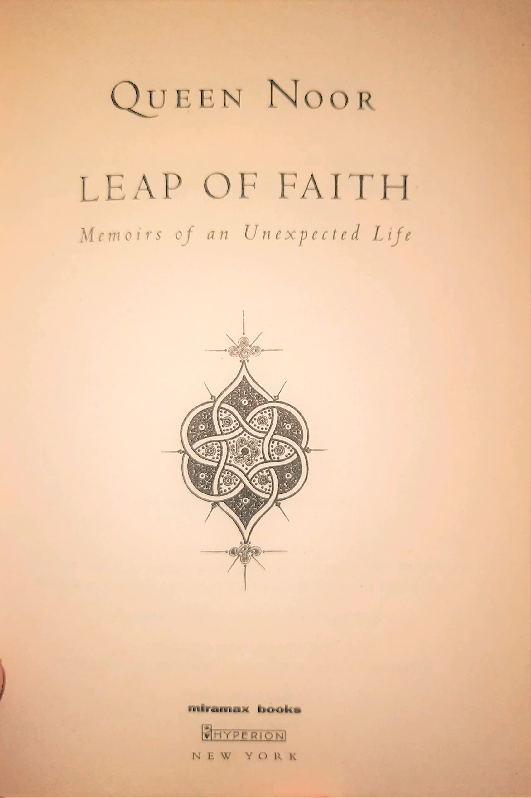 Leap of Faith: Memoirs of an Unexpected Life