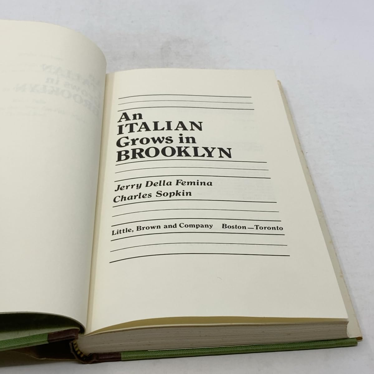 An Italian grows in Brooklyn used book depot