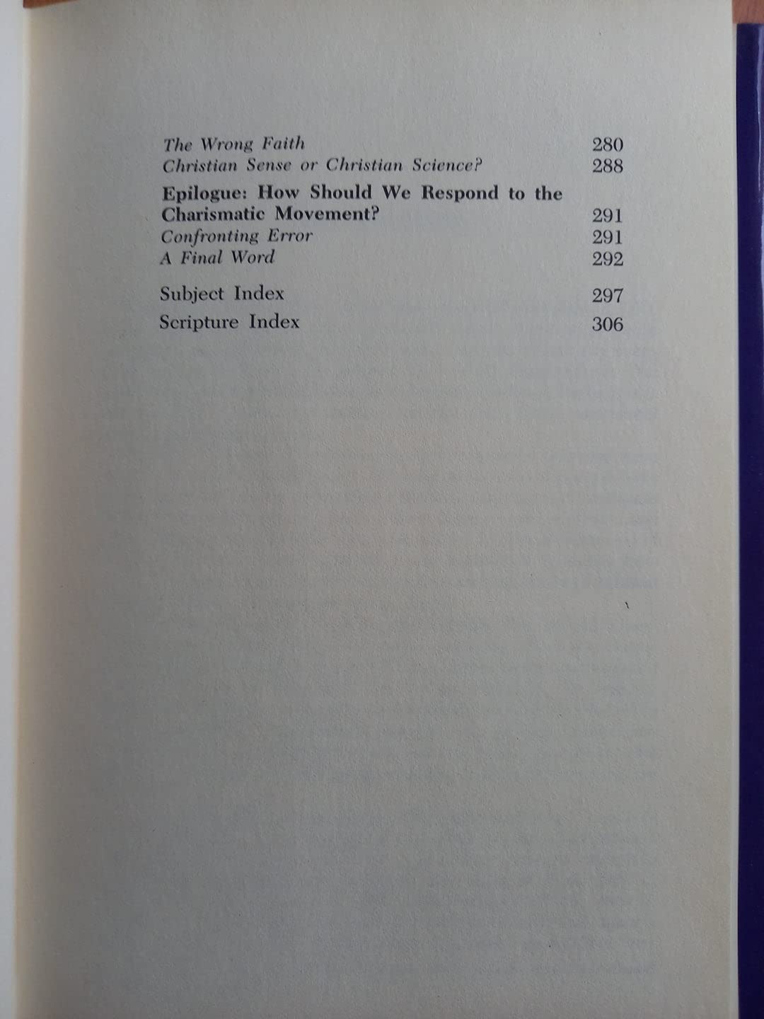 Charismatic Chaos used book depot