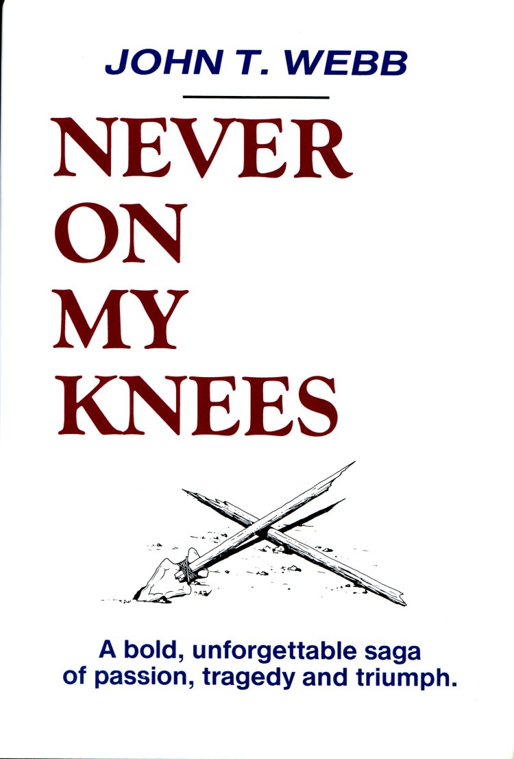 NEVER ON MY KNEES used book depot