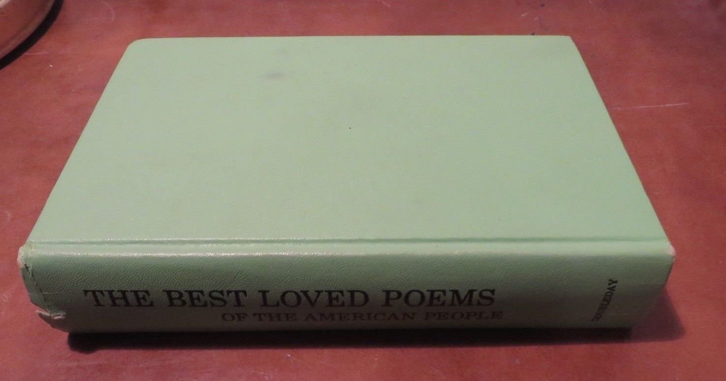 1936 THE BEST LOVED POEMS OF THE AMERICAN PEOPLE Hardcover by HAZEL FELLEMAN used book depot