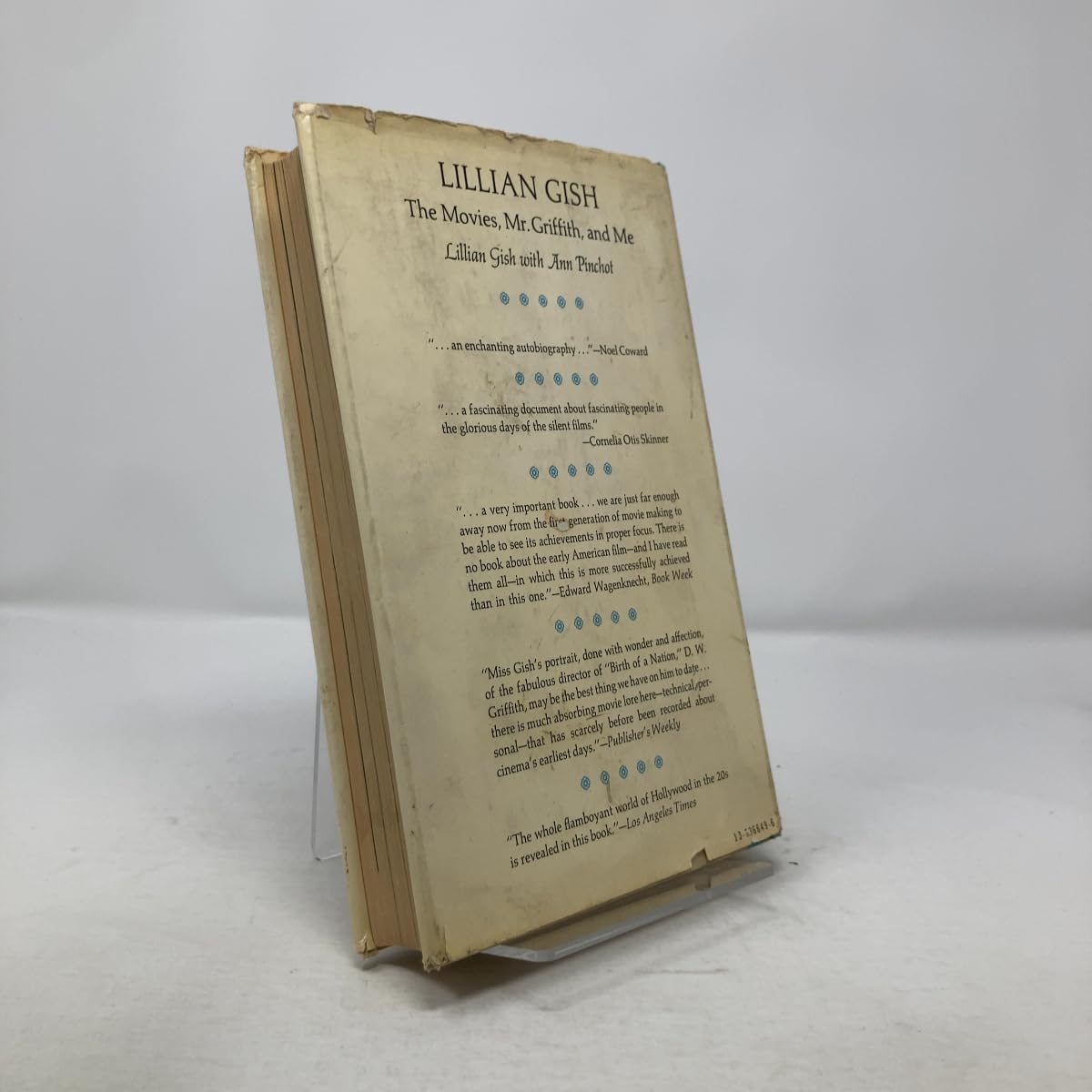Lillian Gish: The Movies, Mr Griffith, and Me used book depot