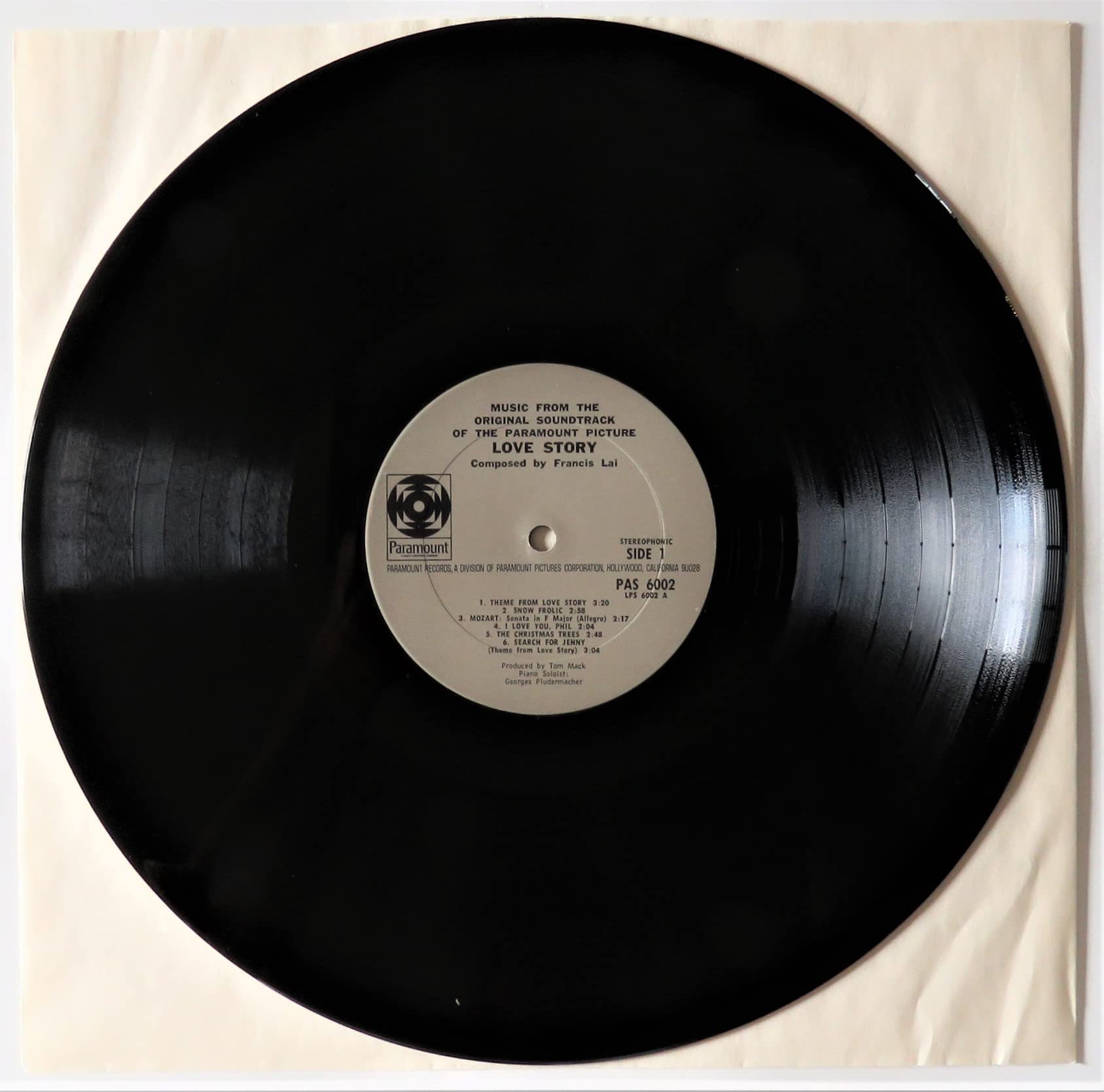 Love Story - Music from the original soundtrack.
