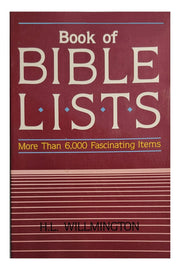 Book of Bible Lists used book depot