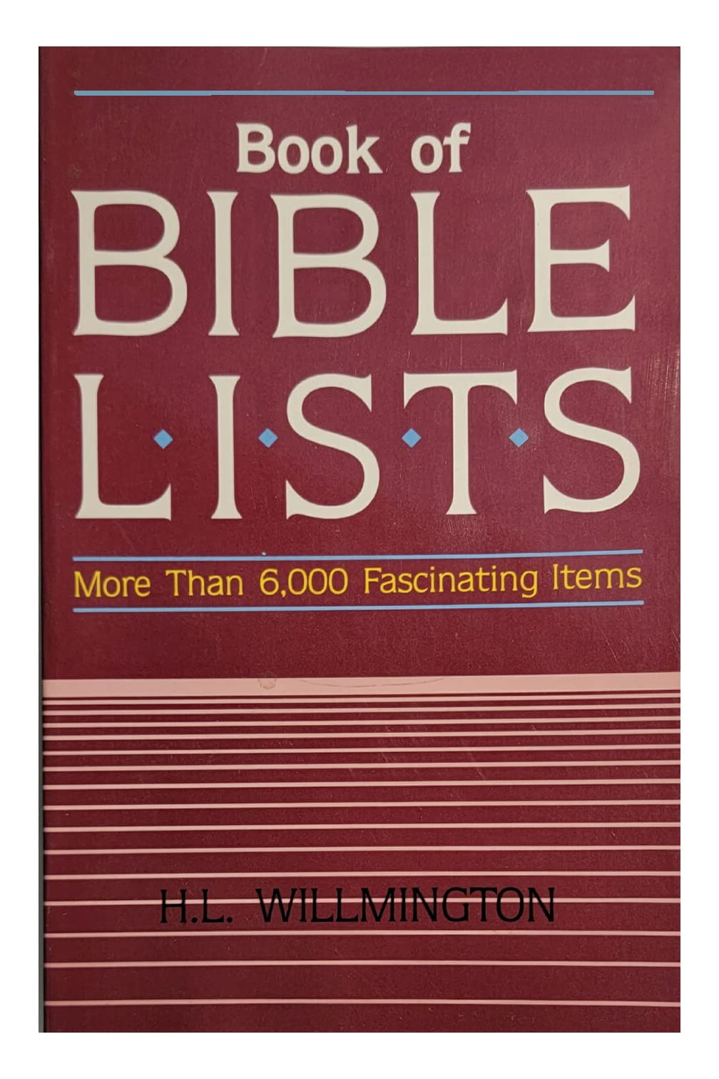 Book of Bible Lists used book depot