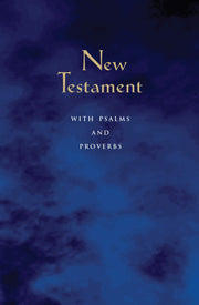 New Testament With Psalms and Proverbs used book depot