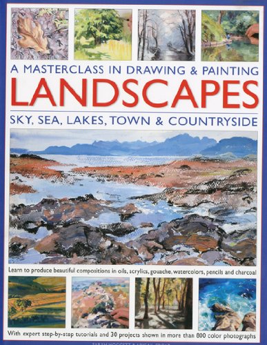 A Masterclass in Drawing and Painting Landscapes: Learn to produce beautiful landscapes in oil, acrylic, gouache, watercolor, pencil and charcoal used book depot