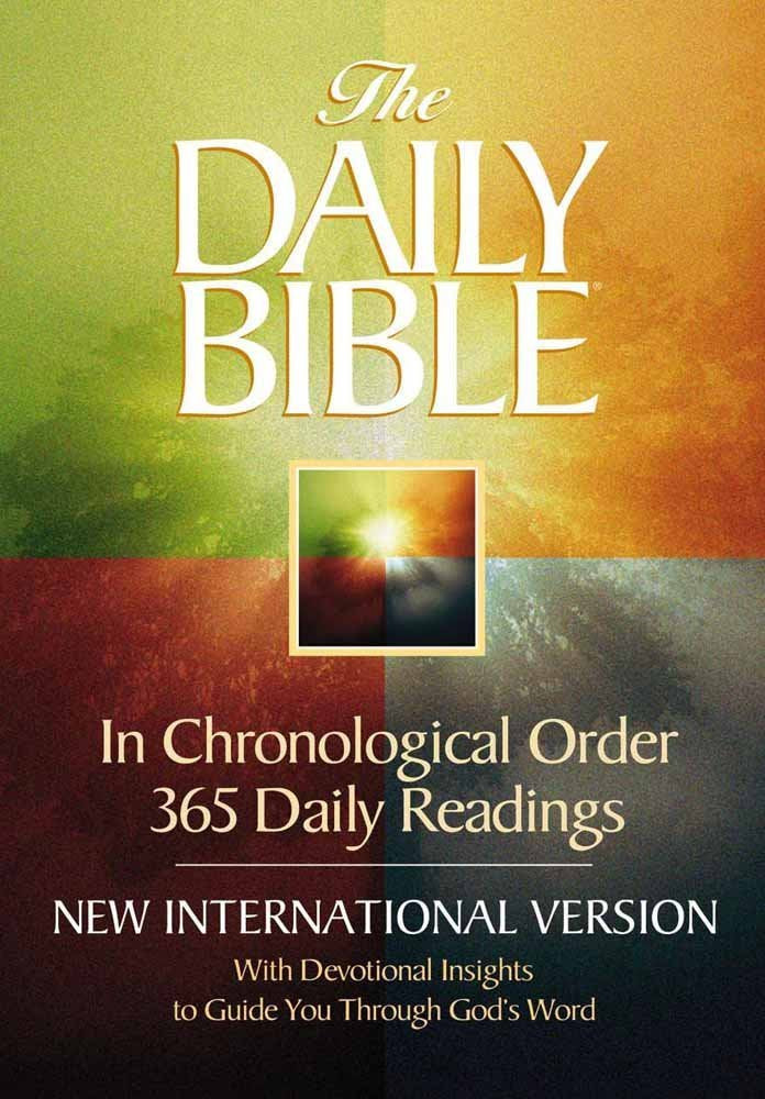 The Daily Bible: New International Version: With Devotional Insights to Guide You Through God's Word used book depot