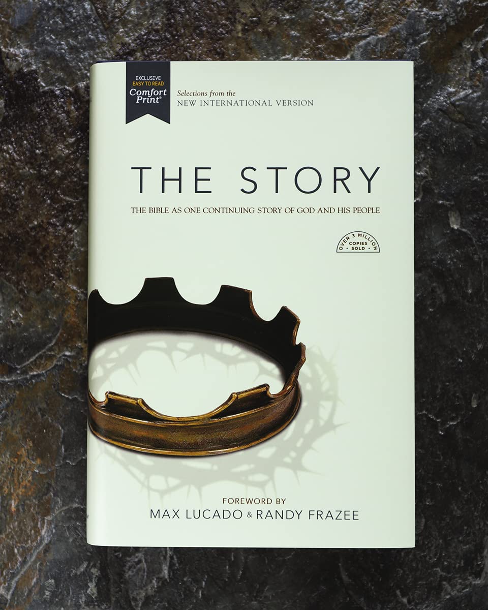 NIV, The Story, Hardcover, Comfort Print: The Bible as One Continuing Story of God and His People used book depot