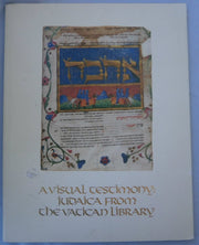 A visual testimony Judaica from the Vatican Library used book depot