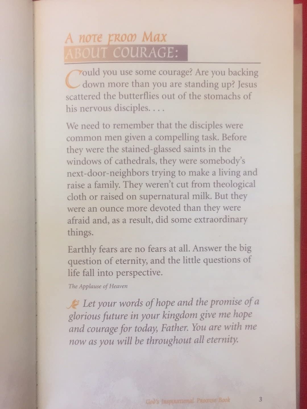 God's Inspirational Promise Book used book depot