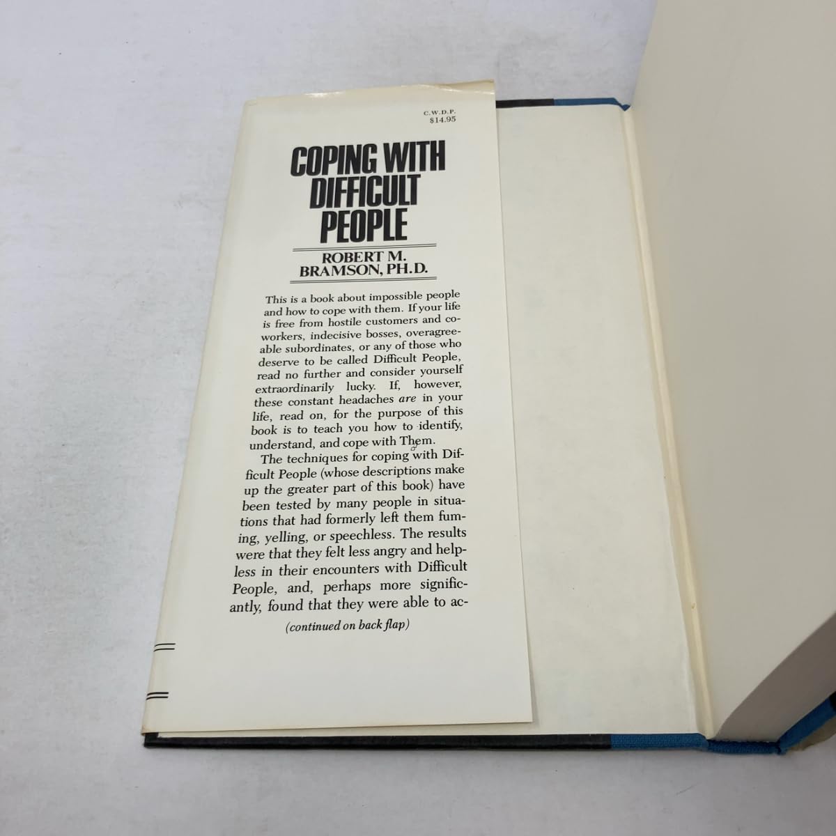 Coping with Difficult People used book depot