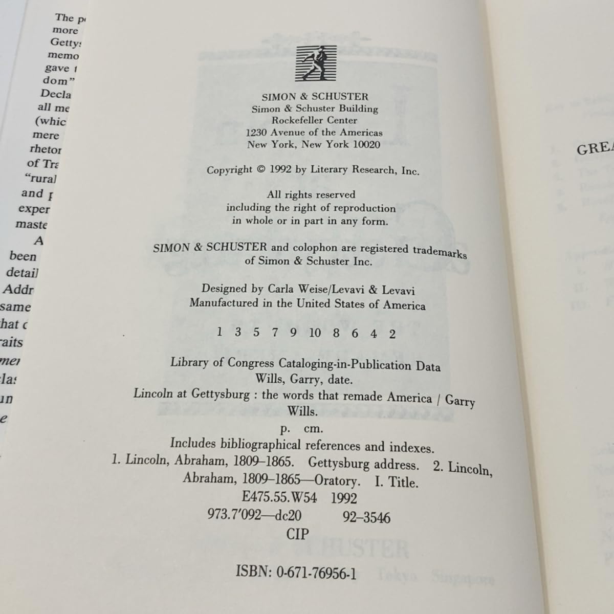 Lincoln at Gettysburg: The Words That Re-Made America used book depot