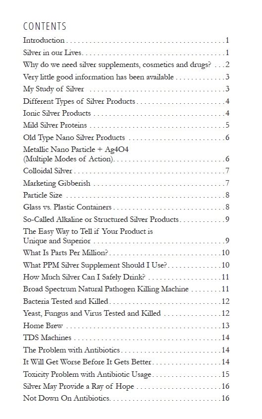 Silver: Nature's Natural Healer used book depot