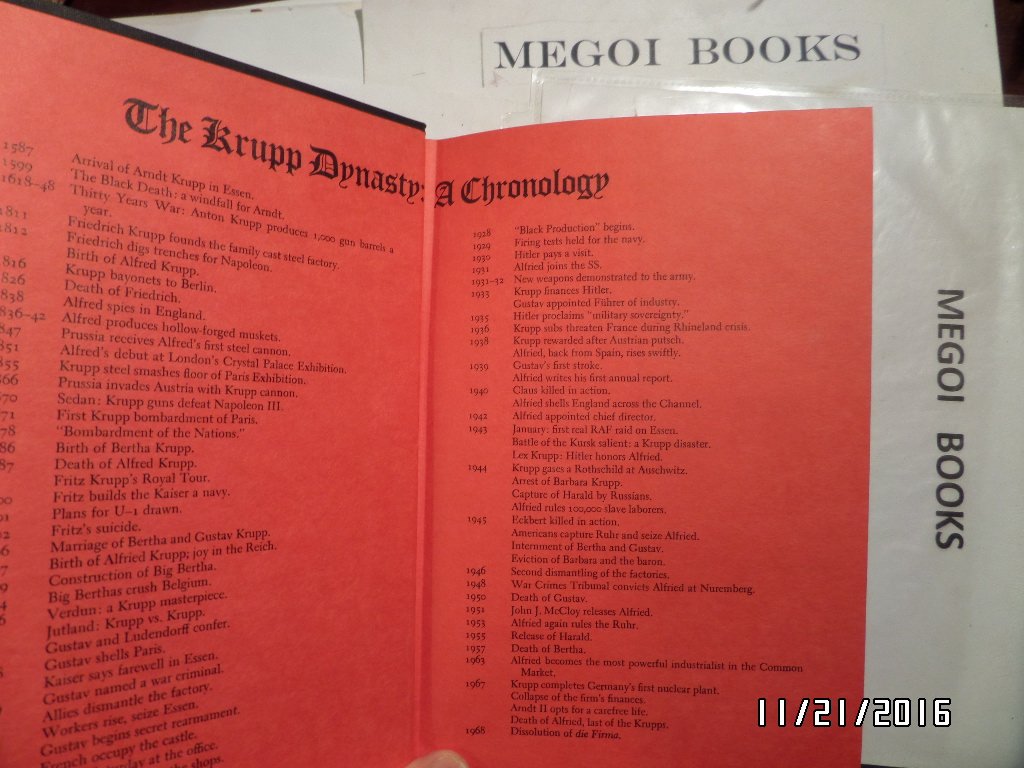 The Arms of Krupp 1587-1968 used book depot