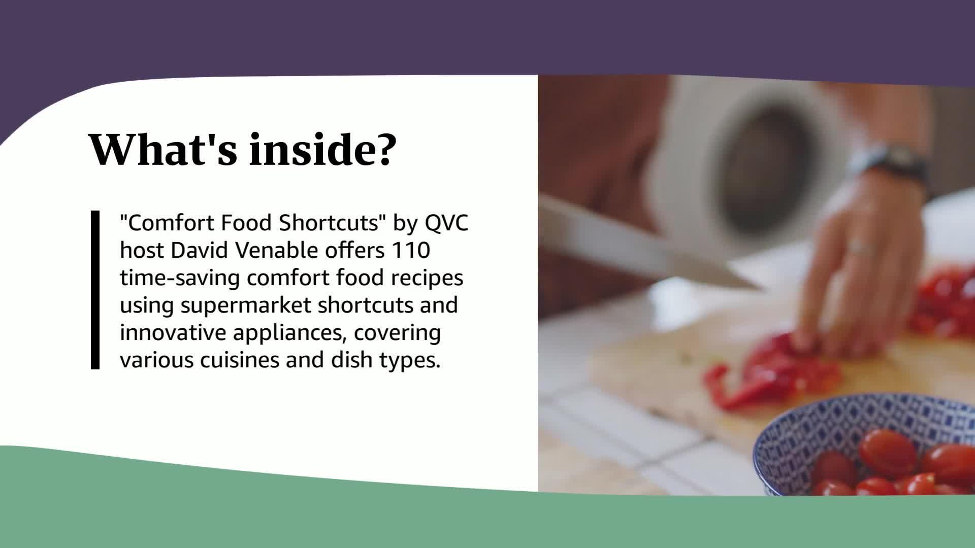 Comfort Food Shortcuts: An "In the Kitchen with David" Cookbook from QVC's Resident Foodie used book depot