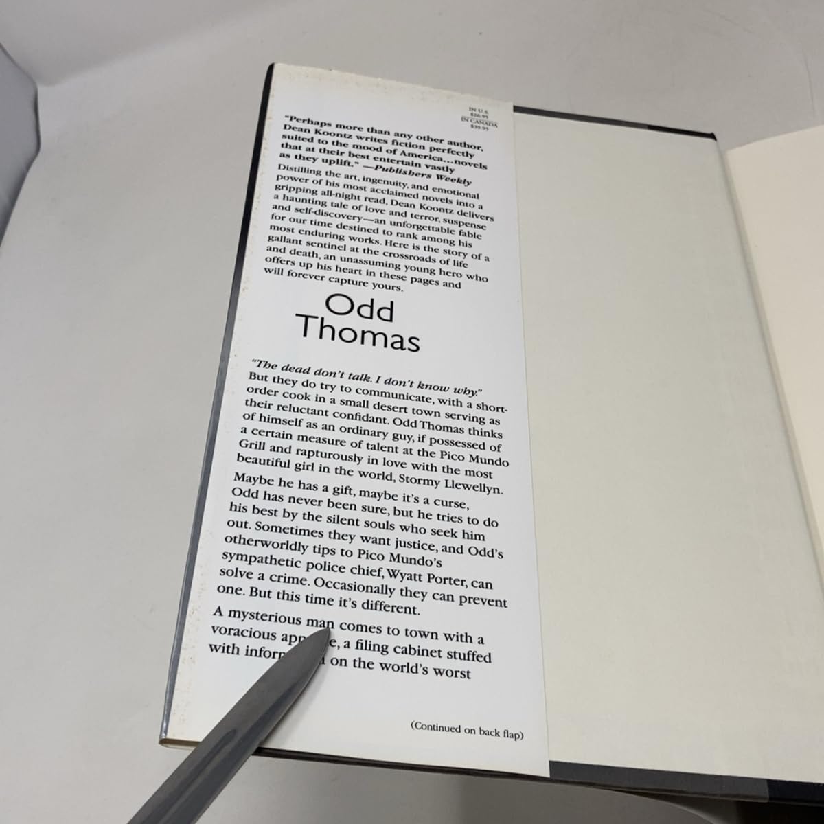Odd Thomas used book depot