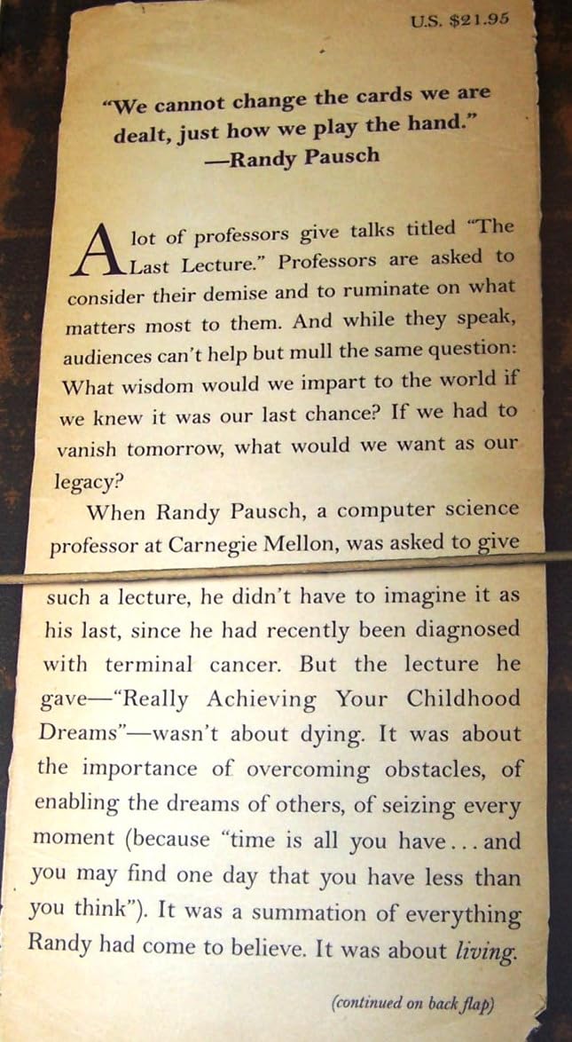 The Last Lecture