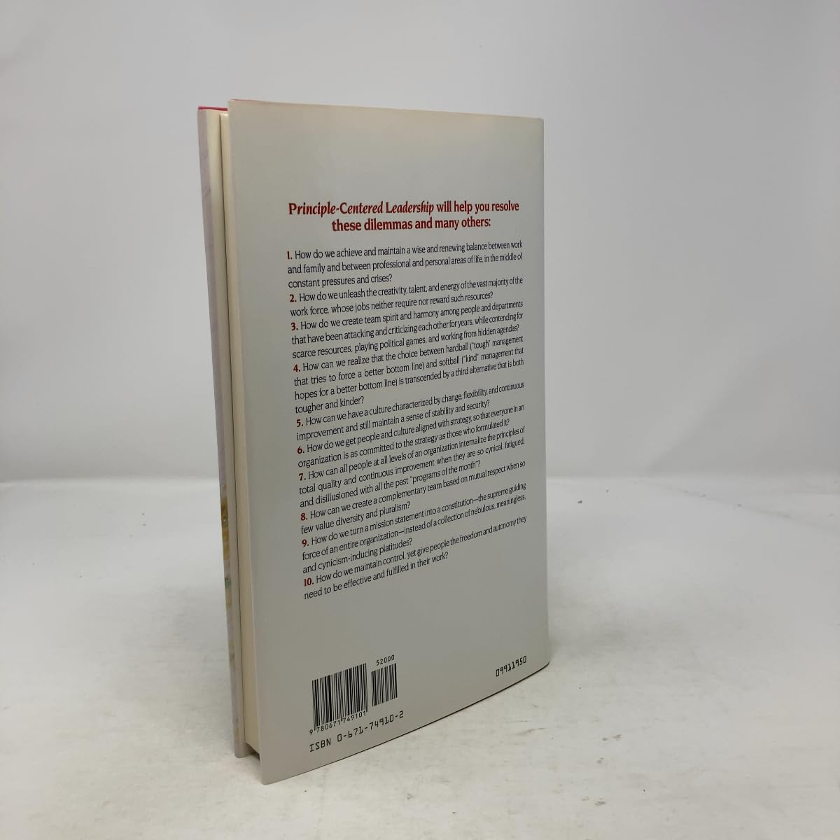 Principle Centered Leadership