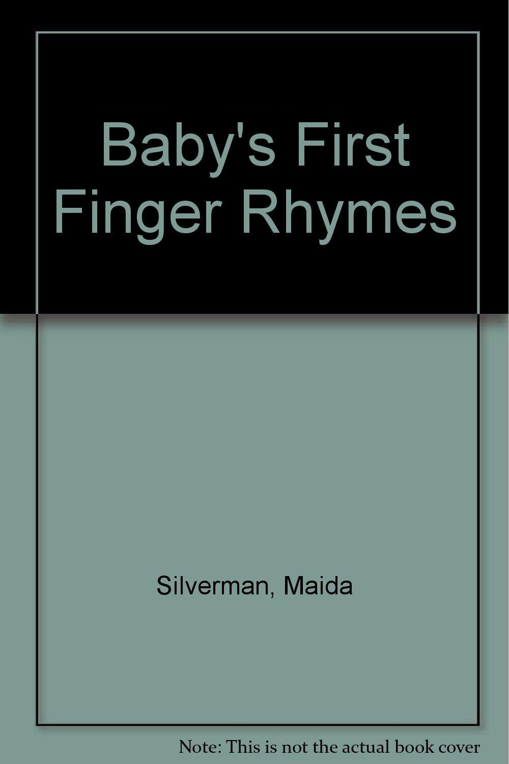 Babys First Finger Rh used book depot