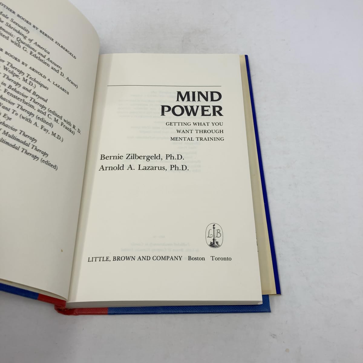 Mind Power: Getting What You Want Through Mental Training used book depot