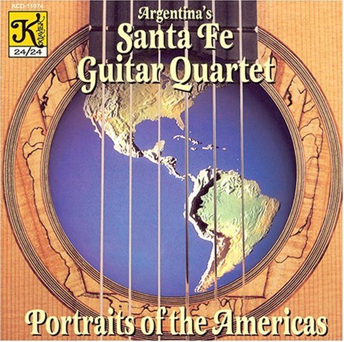 Portraits of the Americas- Copland, Piazzolla / Argentina's Santa Fe Guitar Quartet used book depot