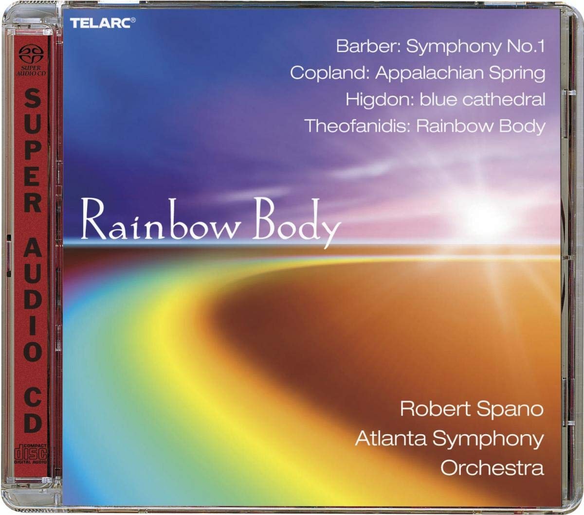 Theofanidis: Rainbow Body / Barber: Symyphony No. 1 / Copland: Apalachian Spring / Higdon: Blue Cathedral
