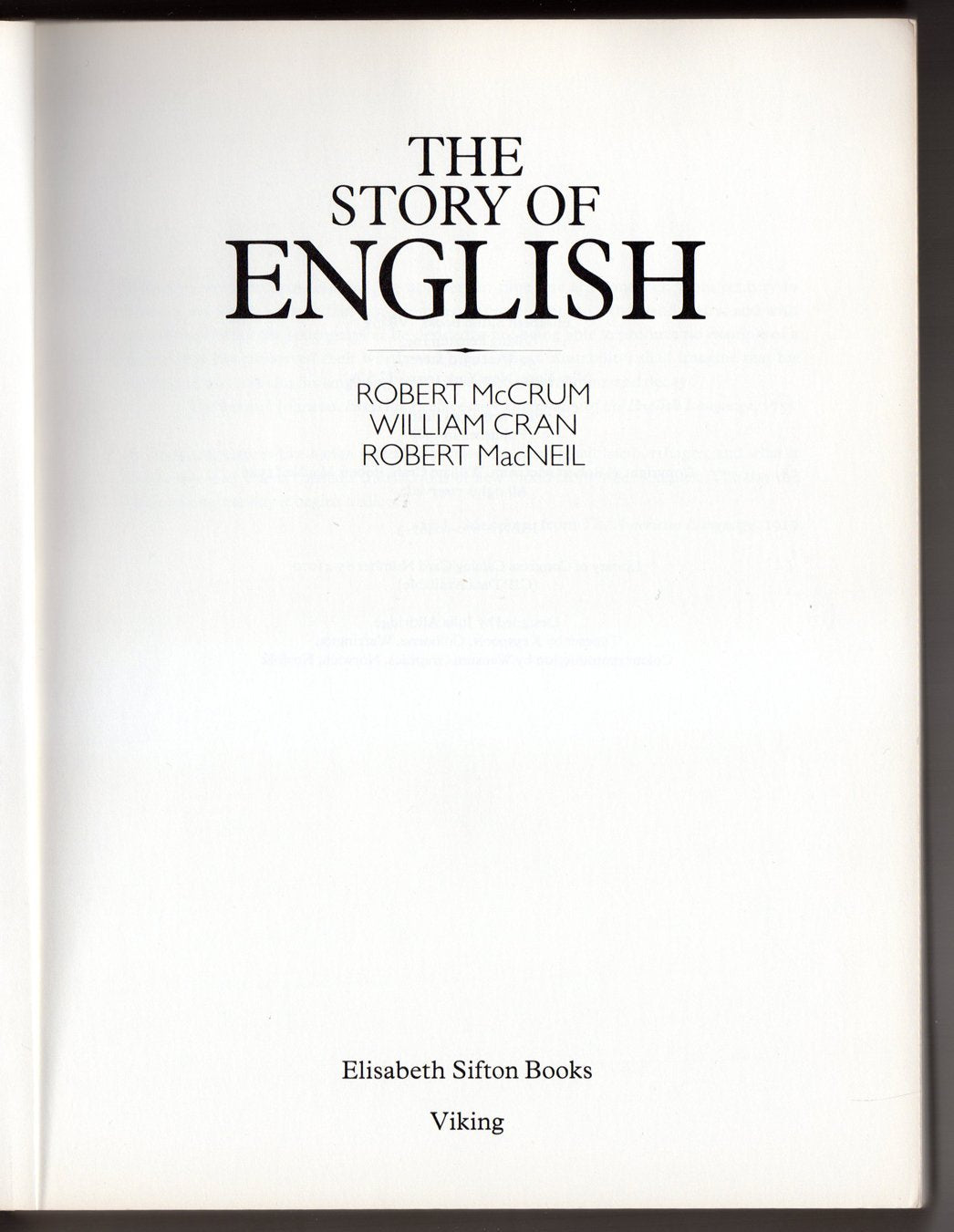 The Story of English used book depot