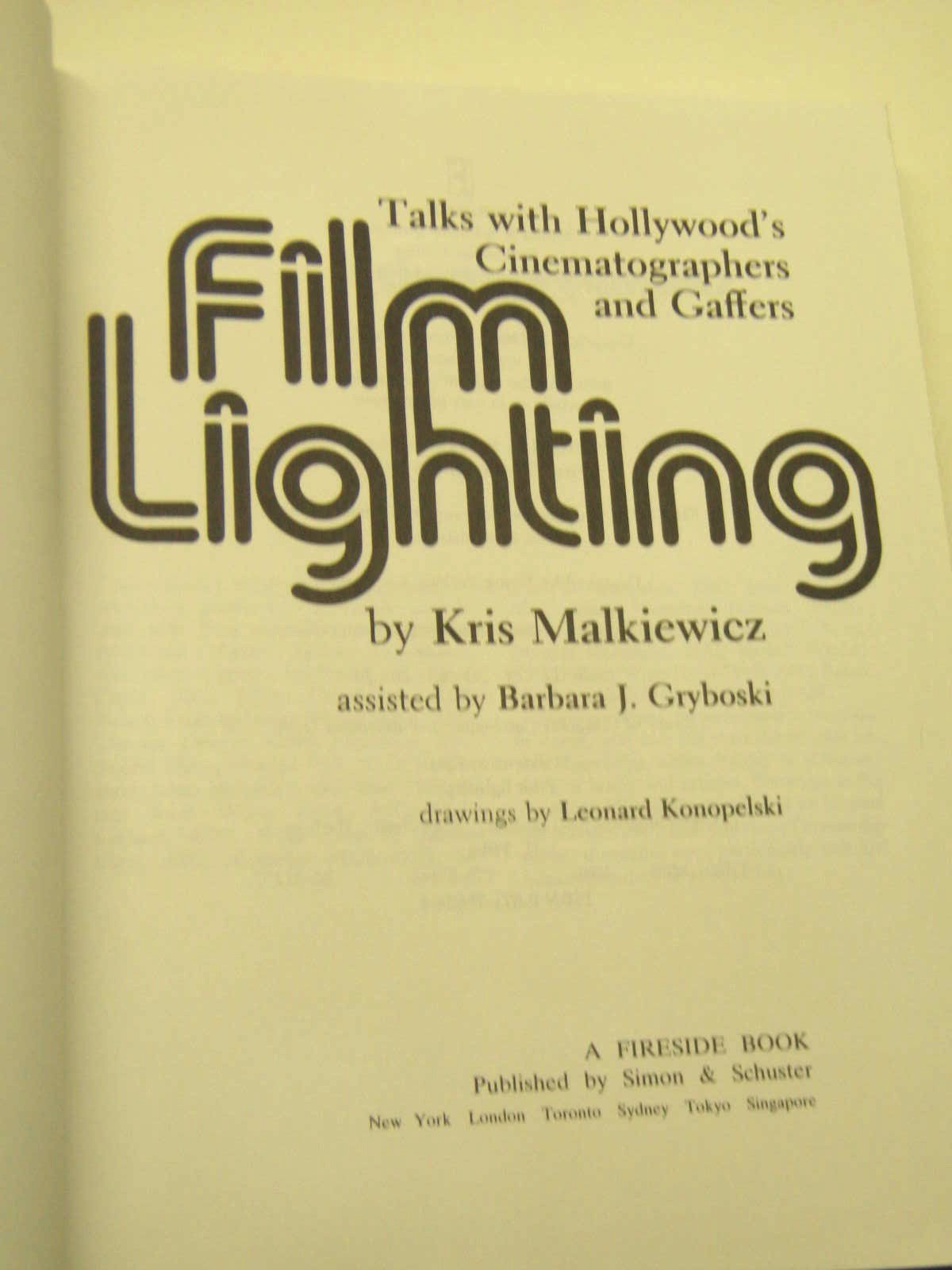 Film Lighting: Talks with Hollywood's Cinematographers and Gaffers used book depot