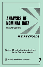 Analysis of Nominal Data (Quantitative Applications in the Social Sciences) used book depot