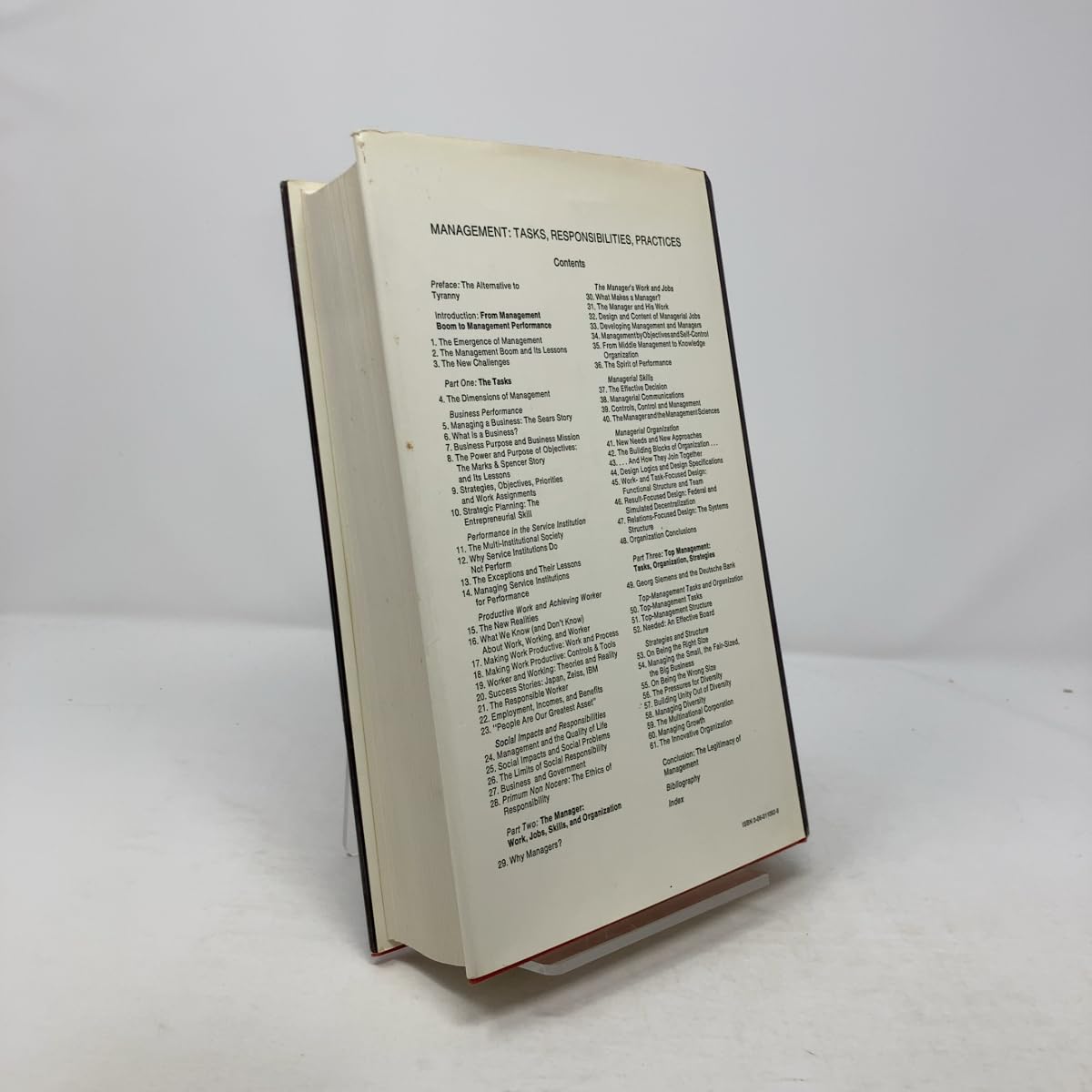 Management: Tasks Responsibilities Practices used book depot
