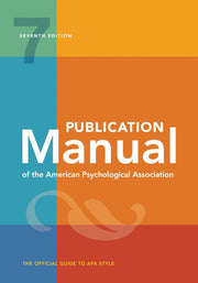Publication Manual (OFFICIAL) 7th Edition of the American Psychological Association used book depot